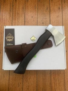 Puma Knife: Solingen German Made Hunting Lodge Hatchet Ash Handle