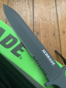 Schrade Knife: Schrade SCHF1 Schrade SCHF1 Extreme Survival Fixed Blade Knife
