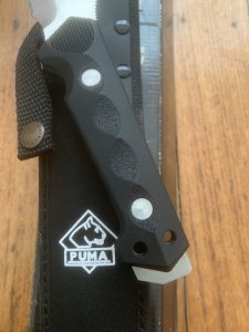 Puma Knife: Puma Rare 132001 2002 Huntac Tactical Survival Knife with Gut Hook