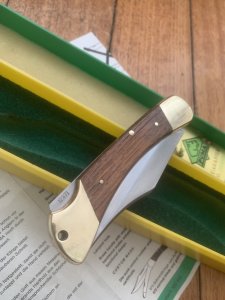 Puma Rare Model 965 Deer Hunter 1978 Folding Lock Knife Serial # 12871 in original box