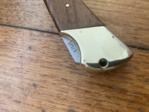 Puma Rare Model 971 Game Warden 1969 Saw and Blade Folding Lock Knife #96583