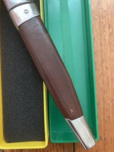 Puma Knife: Puma 1974 Vintage 3573 Boot Knife with Stag Handle & Original Box  #45471