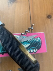 1960'S German Solingen All Purpose Fishing Knife in Sheath