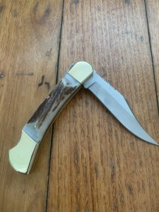 Puma Knife: 2011 Puma Earl Folding Knife with Stag Antler Handle
