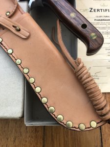 Puma Knife: Puma rare & original 12 6391 BUND knife in original Sheath, Box, & Paperwork