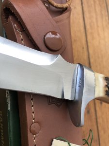 Puma Knife: Puma Original 1993 White Hunter II 116374 in original Box sheath &  Warranty