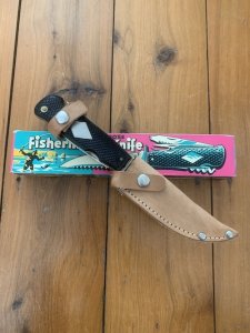1960'S German Solingen All Purpose Fishing Knife in Sheath