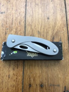 Puma Knife: Puma Steel Frame Linerlock Money Clip Folding Knife
