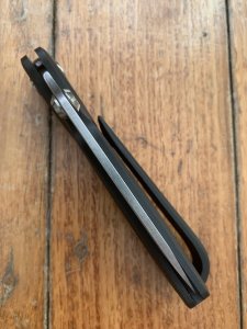 Schrade+ USA SW7 Black Handled Folding Lock Knife