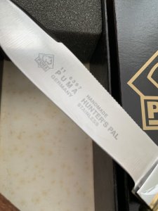 Puma Knife: Puma 1996 Hunters Pal with Stag Antler Handle Sheath & Box