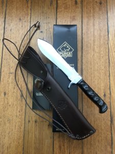 Puma Knife: Puma Special Oryx Edition White Hunter with Brown Leather Sheath