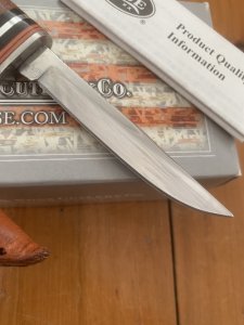 CASE USA Small Hunter Caping Knife with Leather Sheath
