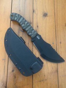 TOPS USA Tom Brown TRACKER  Model #1 with Black Tactical Kydex Knife Sheath
