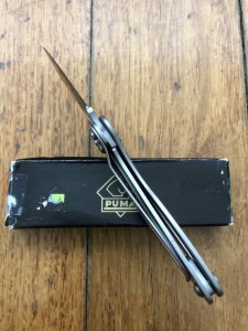 Puma Knife: Puma Steel Frame Linerlock Money Clip Folding Knife