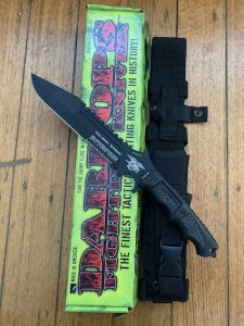 DARK OPS USA: Paul Bassal Shadow Tactical knife in sheath