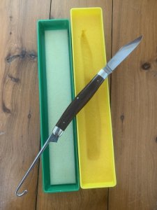 Puma Knife: Puma 1978 Original 998 Bird Hunter Knife with Original Puma Box #12871
