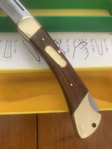 Puma Rare model 970 Game Warden 1971 Folding Lock Knife in Original box #63171