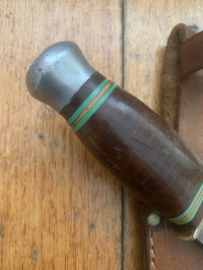 German Knife: 1950's-60's Hubertus Solingen Throwing Knife with Sheath