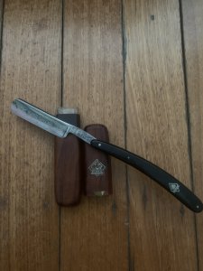 Puma Knife: Rare Puma Original Cut Throat Razor No 89 in *Original Wooden Box