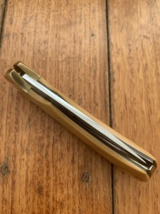 Puma Knife: Puma Original 1985 4 Star Folding Lock Blade Knife with Orange Ivory Micarta Handle