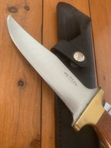 SVORD New Zealand made Svord 280B Bowie Knife 6.5" Swedish Carbon Steel Mahogany Handle