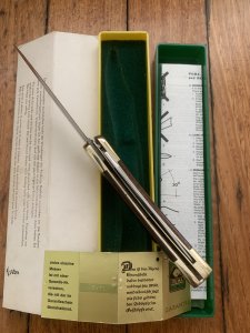 Puma Rare Model 972 Game Warden 1974 Twin Blade Folding Lock Knife with Box #45471