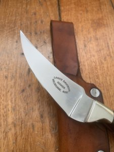 Lance Davison Custom Knife Maker Melbourne Australia Upswept Skinner