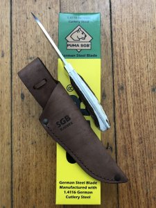 Puma Knife: Puma SGB BlackTail Knife with Stag Handle