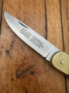 Puma Knife: Puma 1988 model 765 Setter Folding Knife with Jacaranda Handle