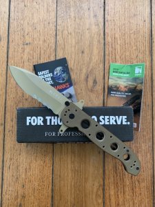 CRKT TAN SPECIAL FORCES FOLDING LOCK KNIFE