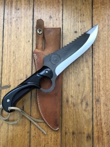 Jefferson Splvey Sabertooth Knife with Leather Sheath #ST219