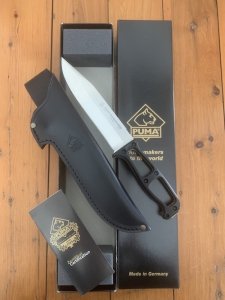 Puma Knife: Puma 2026 Model German GEK Expedition Knife in Black Box