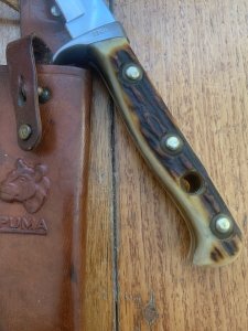 Puma Knife: Puma 6382 Original 1974 Trail Guide in original sheath