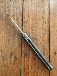 COLD STEEL Vintage TI-LITE VG-1 Stainless Stiletto Folding Knife