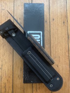 Ontario 2018 Ranger Series TAK-1 with Rust Brown Micarta Handle and Nylon Tactical Belt Sheath