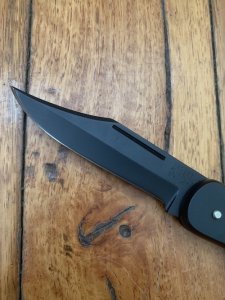 Puma Knife: Puma Rare Commando Model Lock back Knife with Black ABS Handle 1985