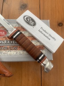 CASE USA Small Hunter Caping Knife with Leather Sheath