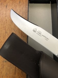 Puma Knife: Puma 2010 Pathfinder Bowie Handmade Knife with Genuine Stag Handle