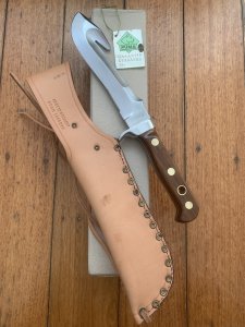 Puma Knife: Puma 1983 rare & original 12 6391 BUND knife in original Sheath, Box, & Warranty Tag