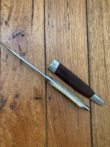 Puma Knife: Puma 1980 Vintage 3573 Boot Knife with Stag Handle & Original Sheath #14081