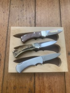 Puma Set of 3 - Mini 4 Star Folding Knife Set in Display