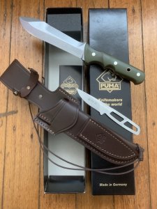 Puma Knife: Puma Hunt To Survive Keiler-Frischling (Wild Boar-Piglet) Twin Knife Set