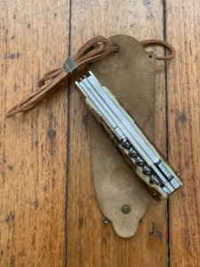 Puma Knife: Puma 945 Jagdtaschenmesser 1970 Hunting Pocket Knife with Stag Antler Handle #22072