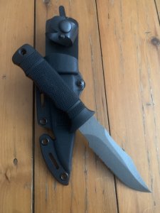 SOG Vintage Original SEKI JAPAN M37 SEAL PUP Knife with Kydex Tactical sheath