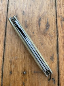 Puma Knife: Puma Original Stockman Knife with Faux Bone Handle And Scrimshawed Duck