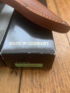 Puma Knife: Puma 1990's Skinmaster with Stag Handle & Black Box