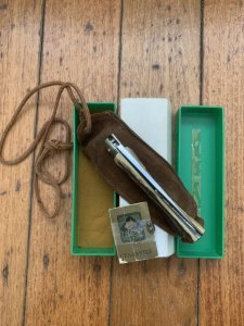 Puma Knife: Puma 941 Jagdtaschenmesser 1973 Hunting Pocket Knife with Stag Antler Handle #41371