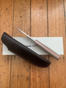Real Steel Knives RS3726C-Coyote BushCraft II Knife with Leather Sheath