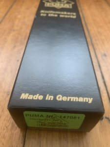 Puma Knife: Puma 'OLO' Micarta Handle and Kydex Sheath