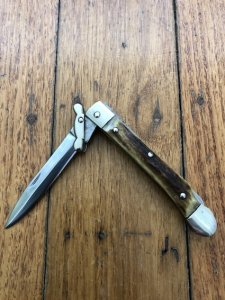 Puma Knife: Puma 1st Half 2003 Large Medici Lock back Knife with Stag Handle